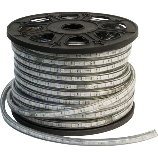 LS707Лента светодиодная 60SMD (5050)/m 14,4W/m 230V IP 68  50m белый  Ферон