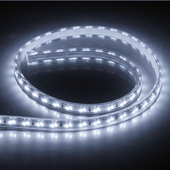 LS705 Лента светодиодная 120SMD (5730)/m 11W/m 230V IP 65  50m 6500K   Ферон