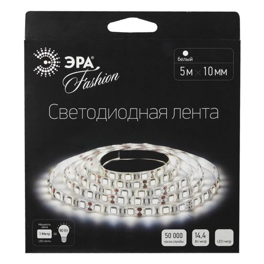 Лента светодиодная 613788 LS5050-30LED-IP65-W-5m Эра
